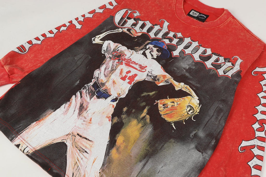 Godspeed Baseball Graphic Long-Sleeve T-Shirt