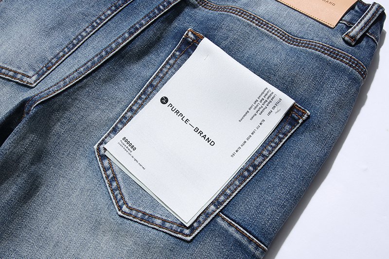Purple Brand Distressed Blue Jeans