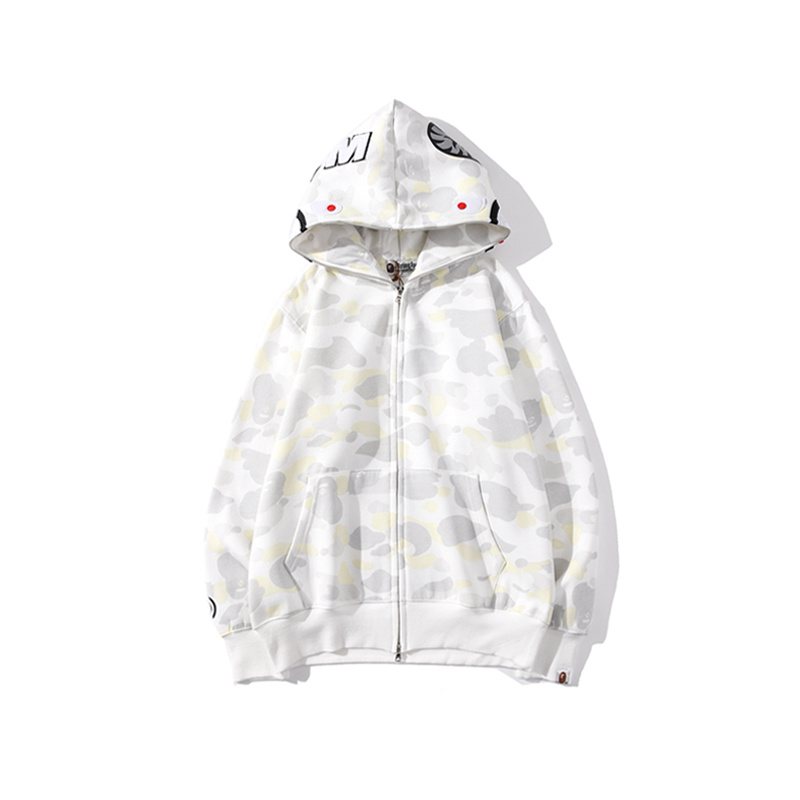 BAPE WGM Shark Camo Full-Zip Hoodie