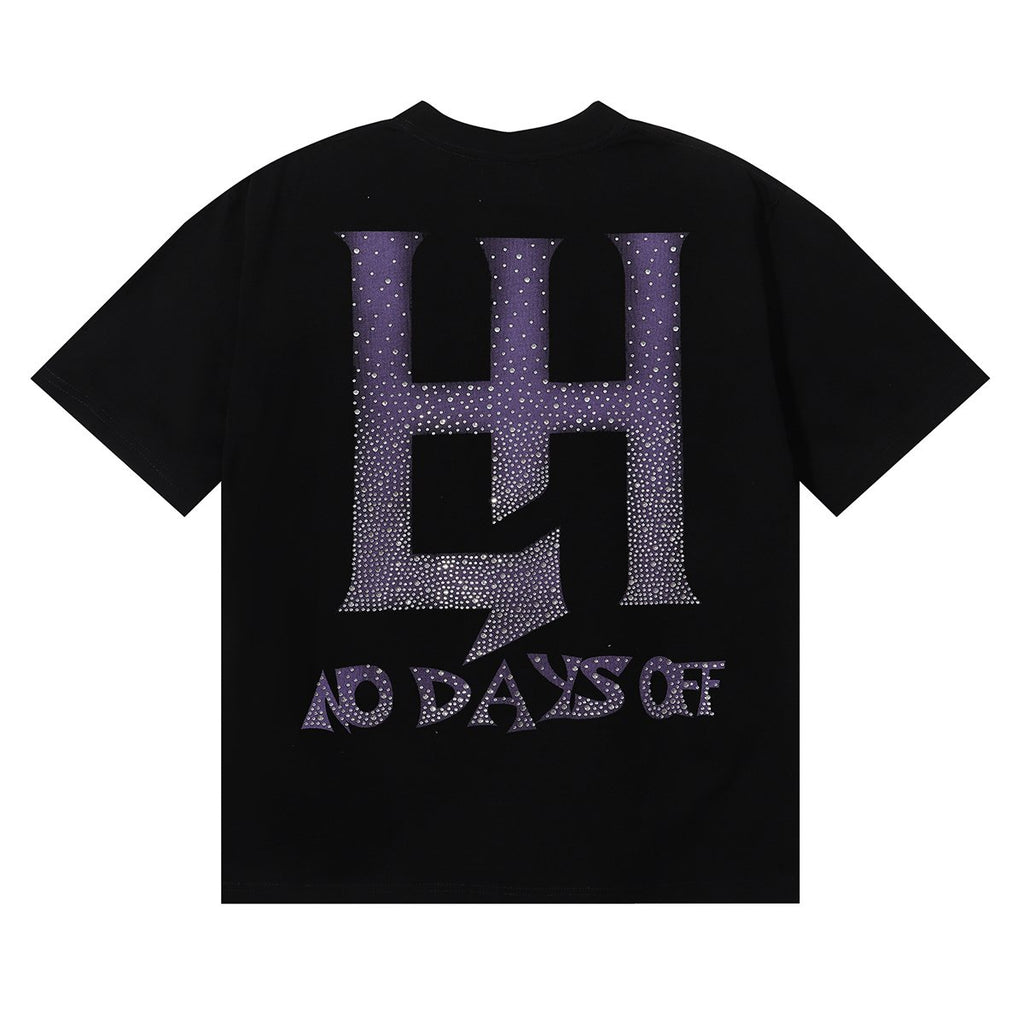 Life Hustlere Sexy Astronaut Rhinestone-Style Graphic T-Shirt