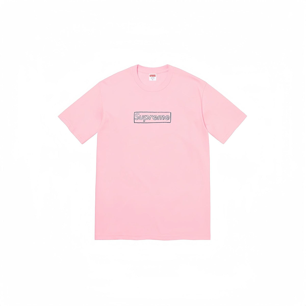Supreme Chalk Logo Graphic T-Shirt
