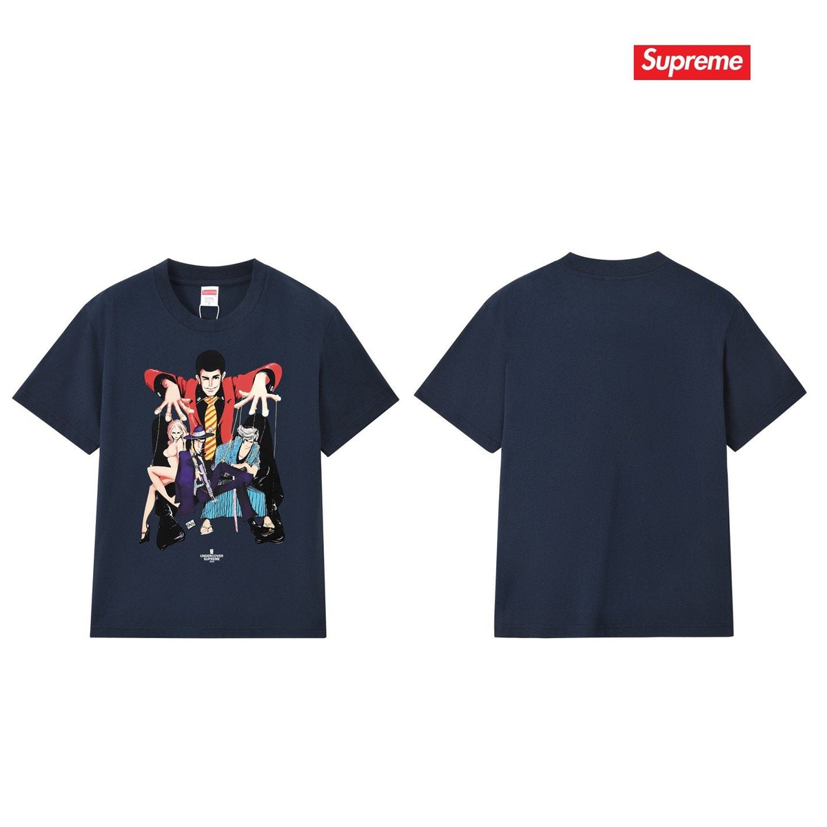 Supreme Anime Character Graphic T-Shirt