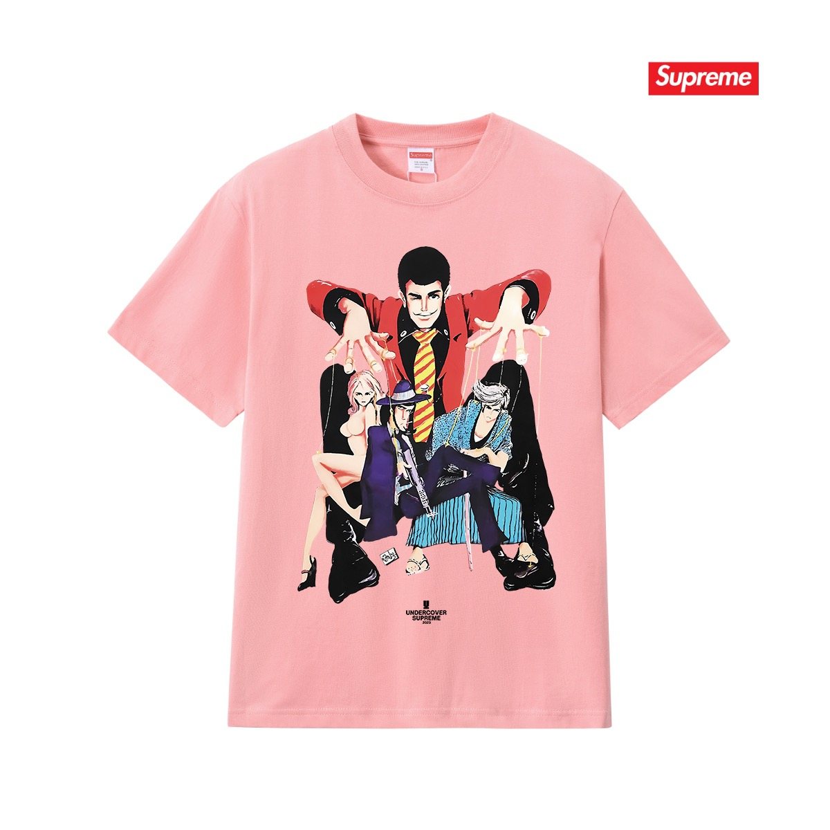 Supreme Anime Character Graphic T-Shirt