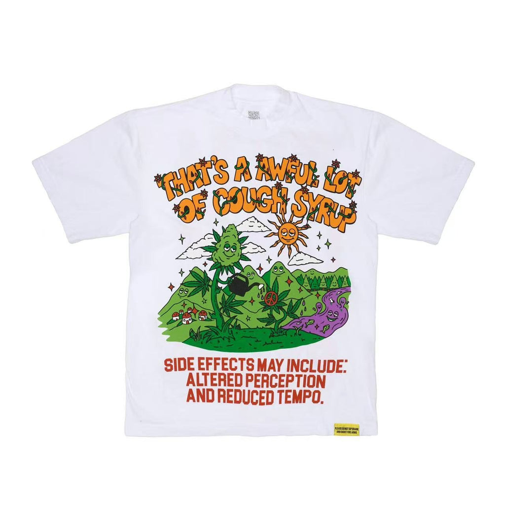 THAT'S A AWFUL LOT OF COUGH SYRUP Front & Back Graphic T-Shirt