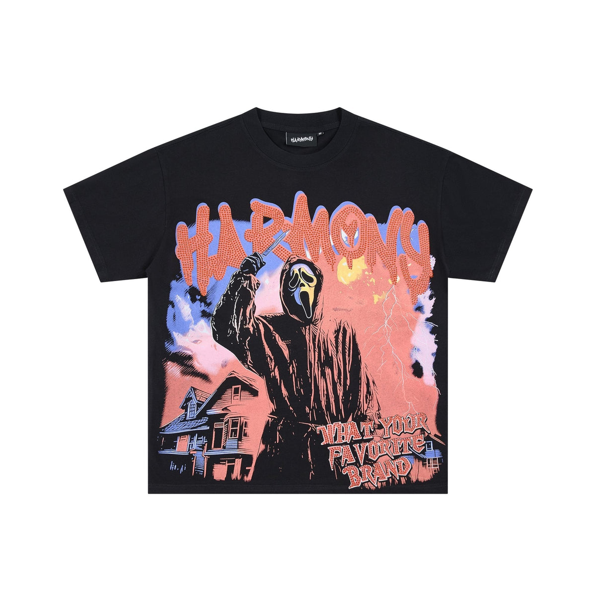 HARMONY Horror Graphic Short-Sleeve T-Shirt