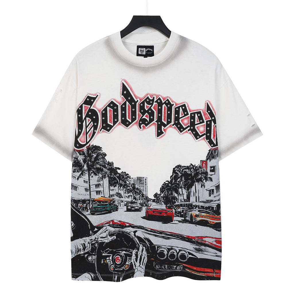 Godspeed Car Key Graphic T-Shirt
