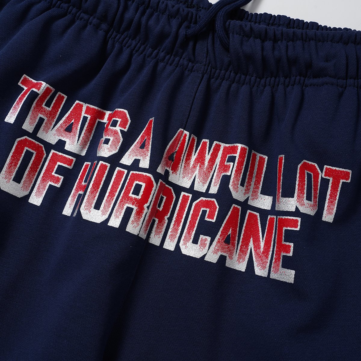 THAT'S A AWFUL LOT OF COUGH SYRUP Navy Graphic Shorts