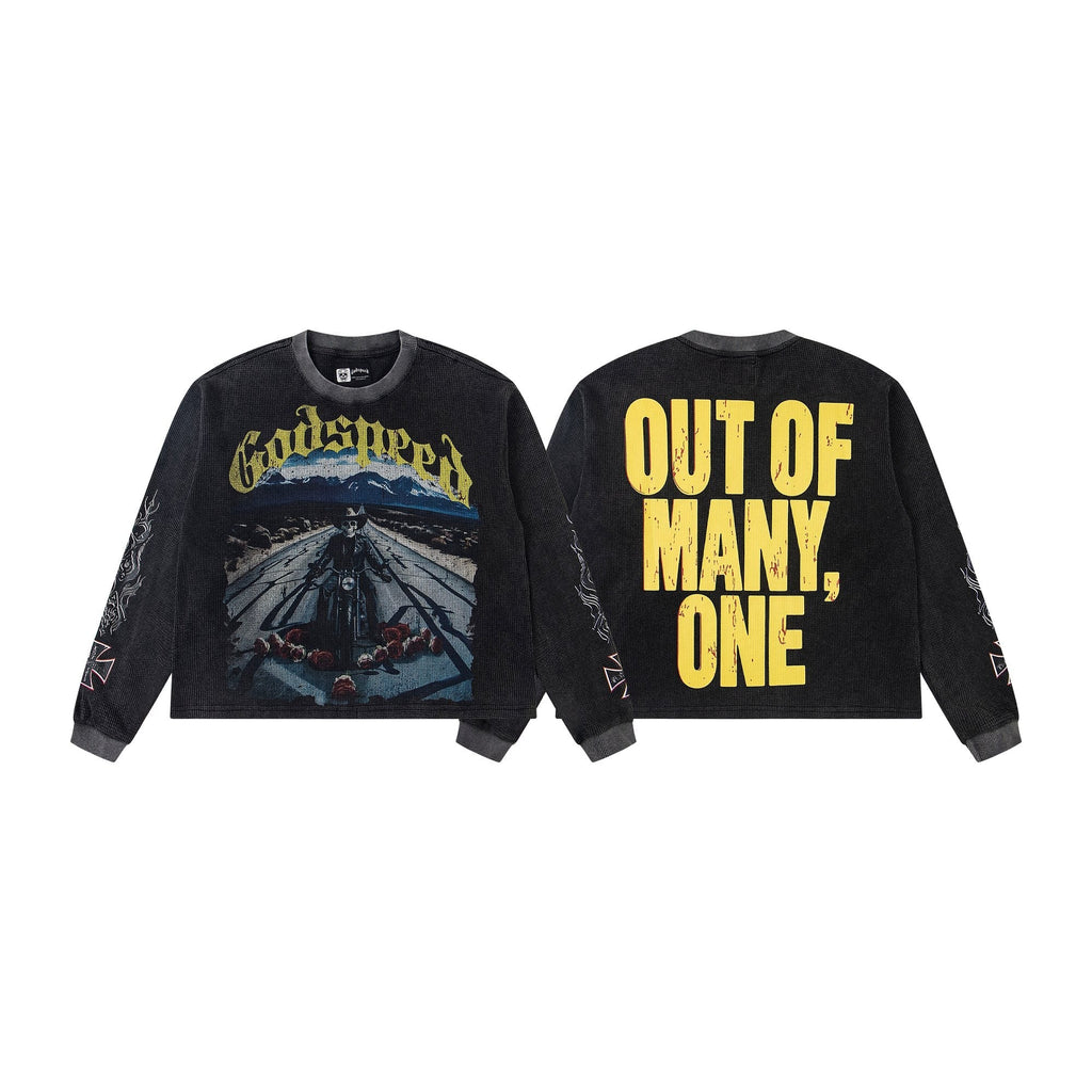 Godspeed Out of Many One Graphic Long-Sleeve T-Shirt