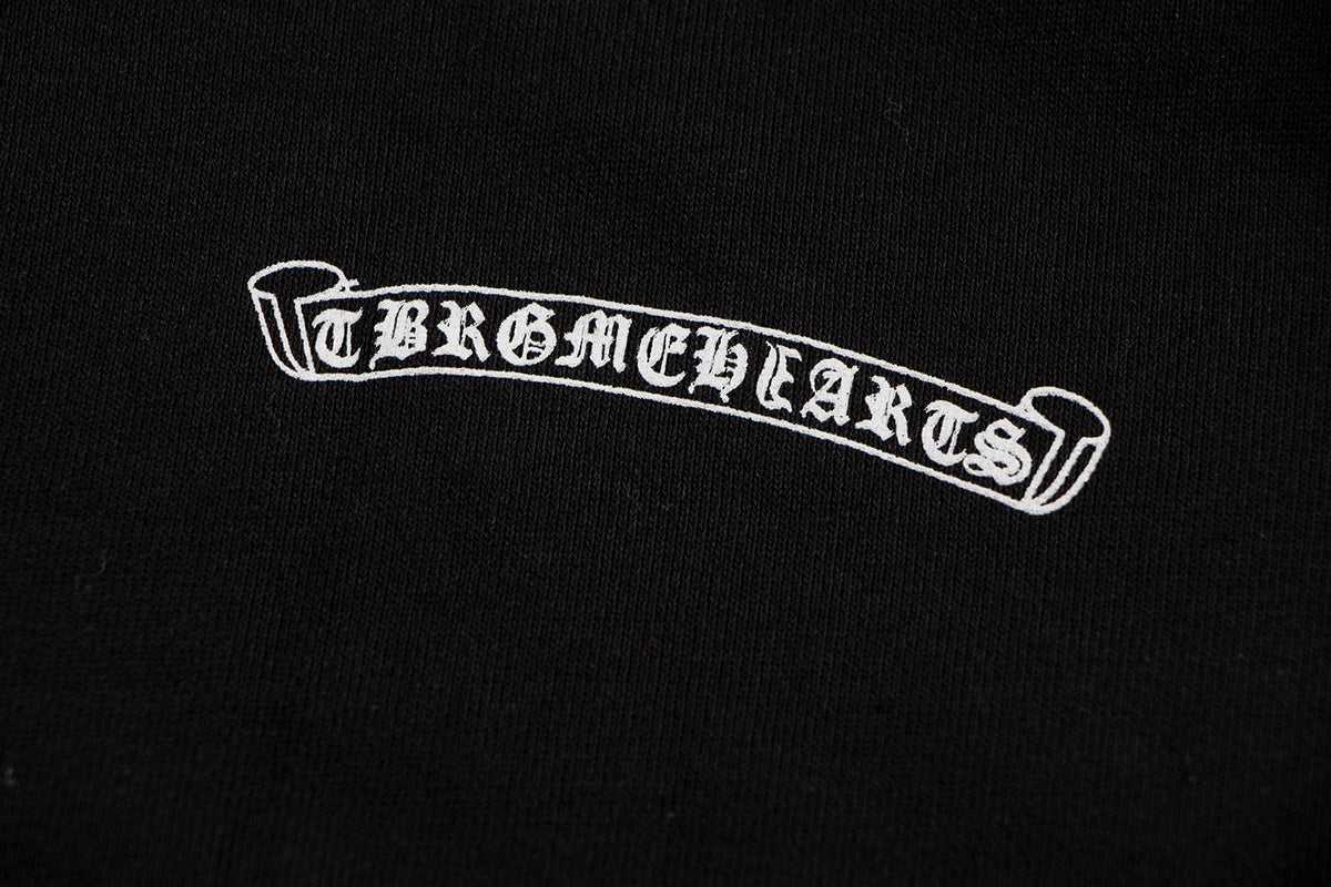 Chrome Hearts Horseshoe Cross Graphic Zip Hoodie