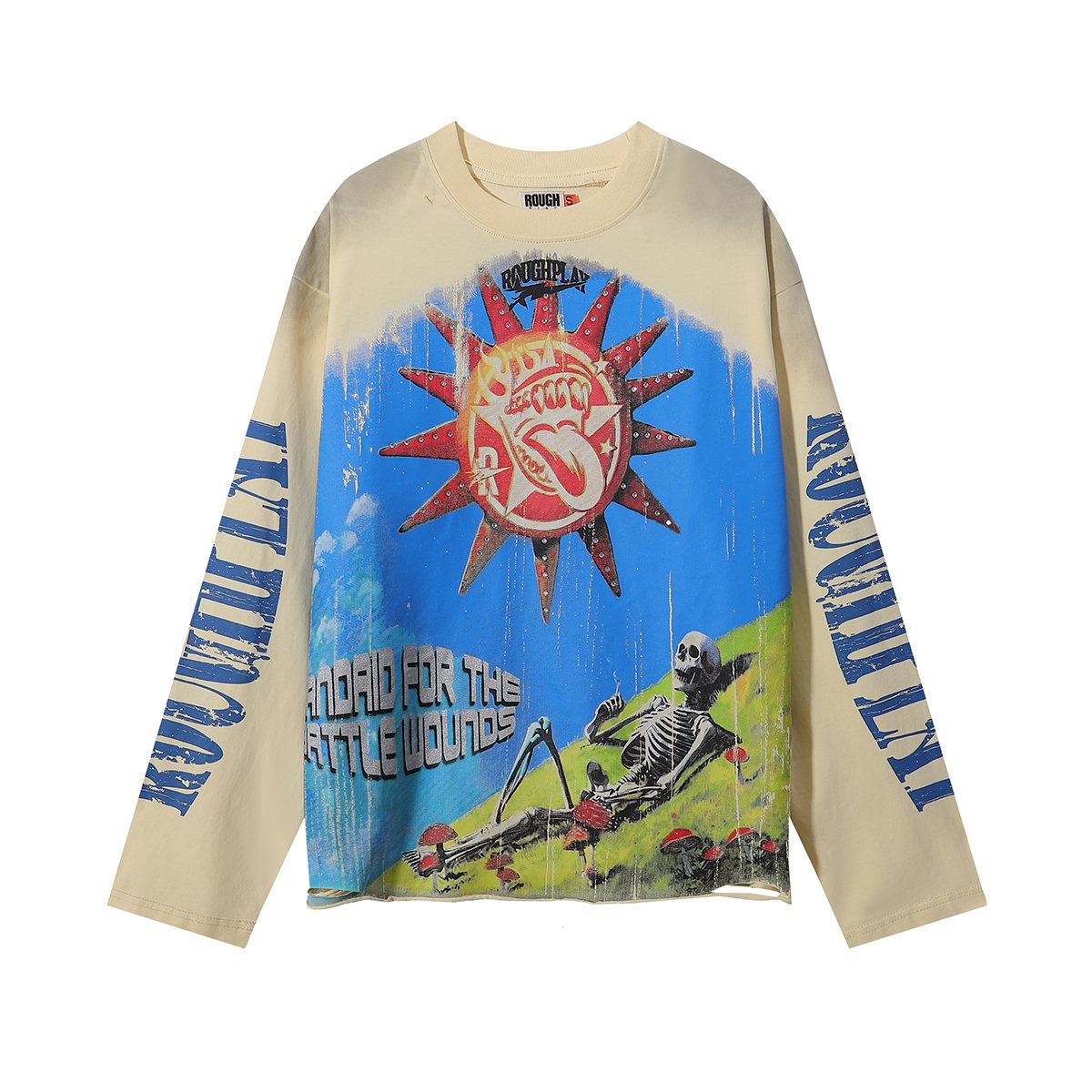 Rough Play SunShower Rhinestone Long-Sleeve T-Shirt