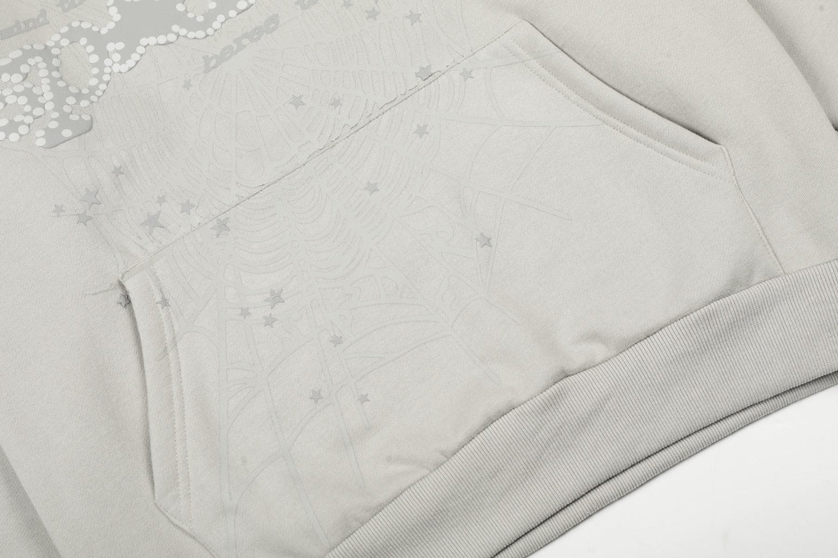 Sp5der Rhinestone Star Hoodie & Sweatpants Set
