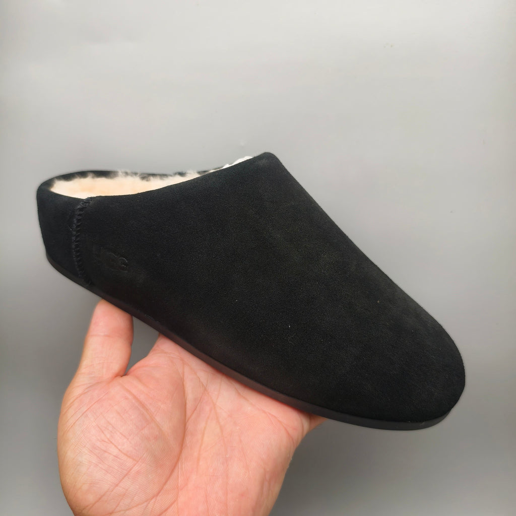 Black Slip-On Casual Home Shoes — New Arrival | In Stock