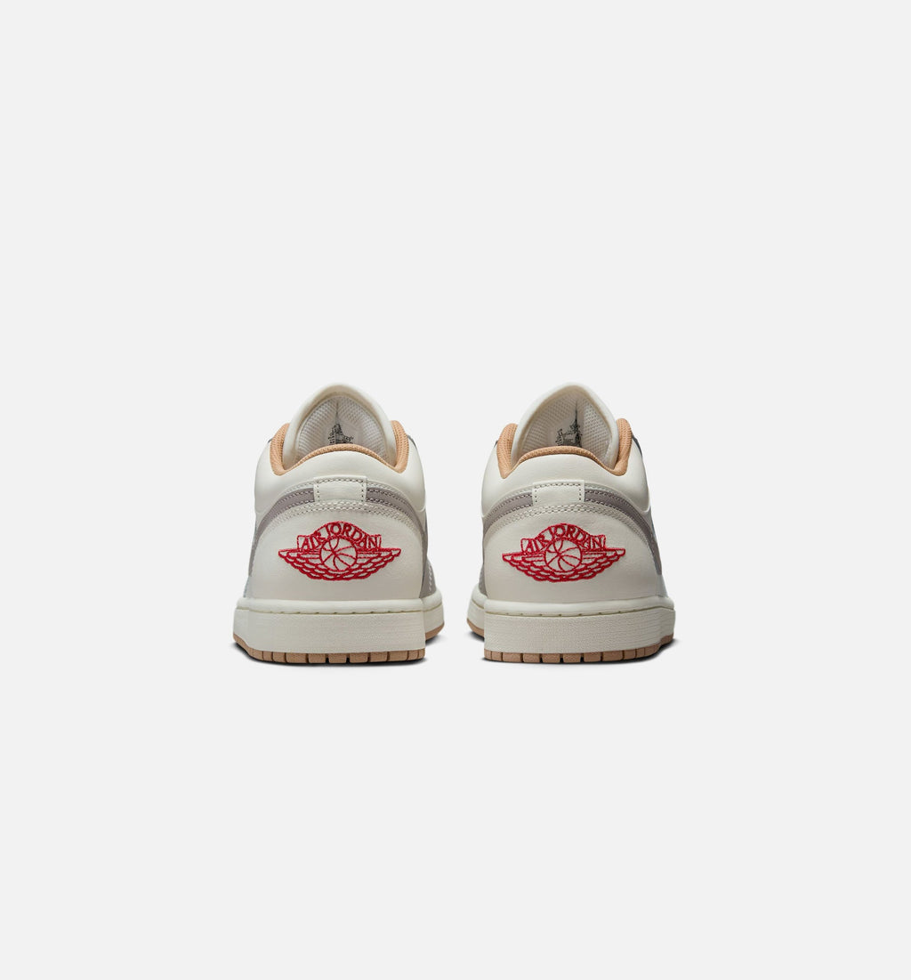 Air Jordan 1 Low | Men's Lifestyle Shoe | Sail/Fire Red/College Grey/Hemp