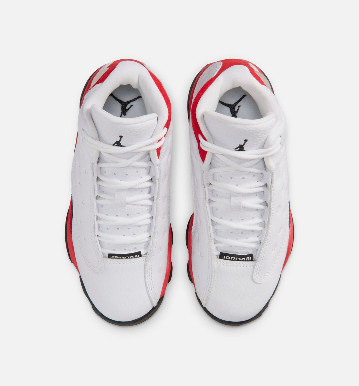 Air Jordan 13 Retro White and University Red | Preschool Lifestyle Shoe | White/Black/True Red