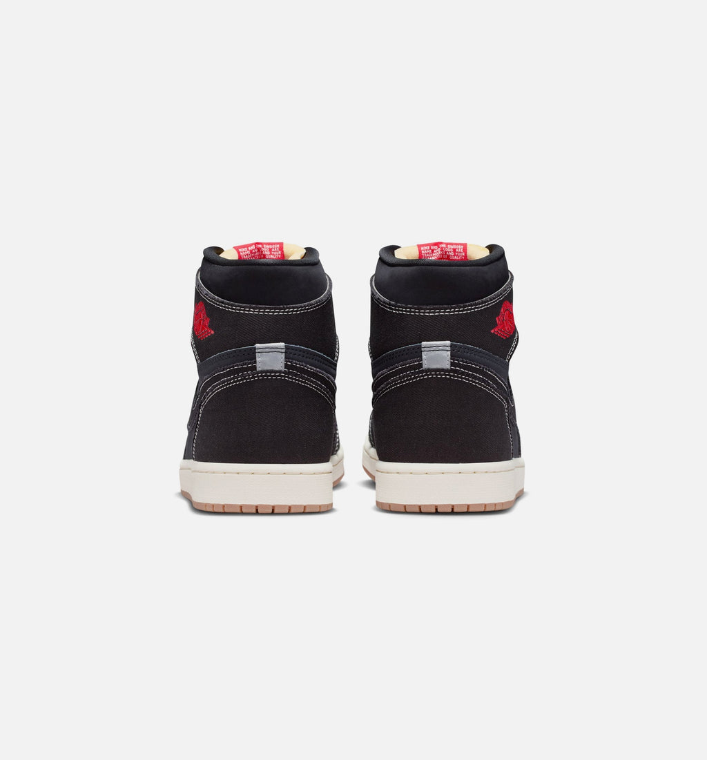 Air Jordan 1 Retro High OG Flight Club Men's Lifestyle Shoes - Black University Red Sail Gum Medium Brown