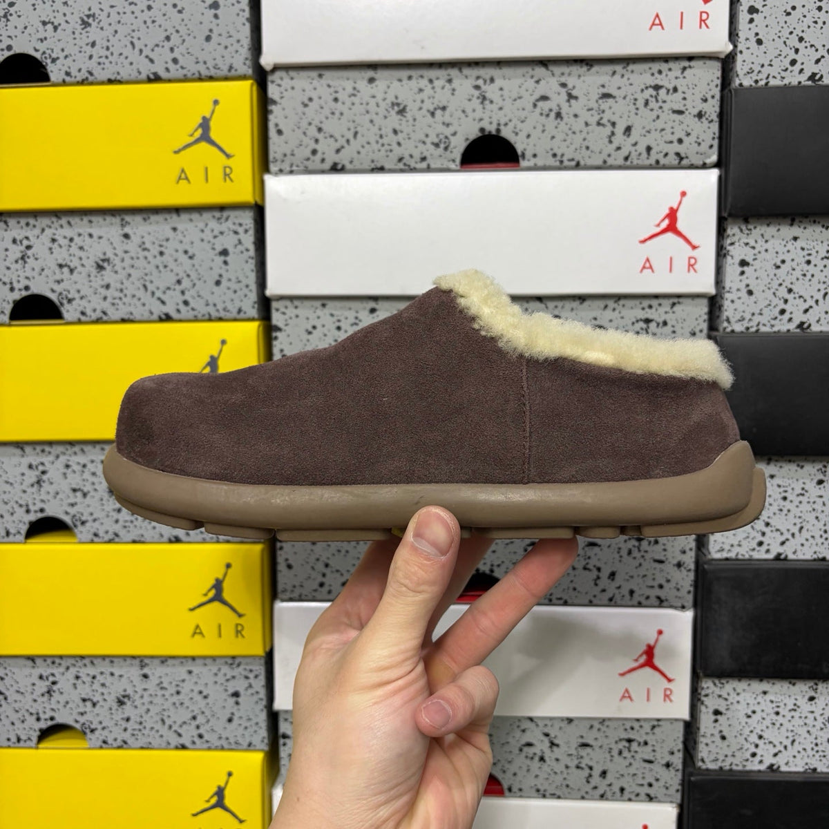 UGG Tasman Slipper – Unisex Wool-Lined Suede Moccasin in Chocolate Brown