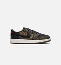 Air Jordan 1 Retro Low OG 'Laser Black and Varsity Red' Grade School - Black/Varsity Red/Summit White
