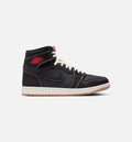 Air Jordan 1 Retro High OG Flight Club Men's Lifestyle Shoes - Black University Red Sail Gum Medium Brown
