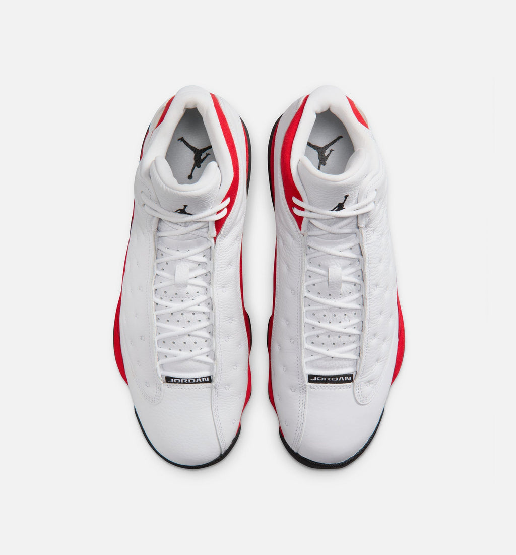 Air Jordan 13 Retro White & University Red Men's Lifestyle Shoes - White/Black/True Red