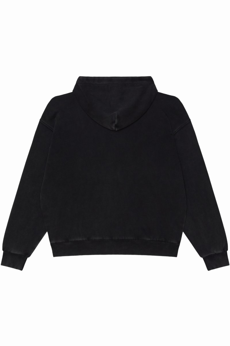 OBEY GOTHIC ZIP HOOD Dusty Black Limo