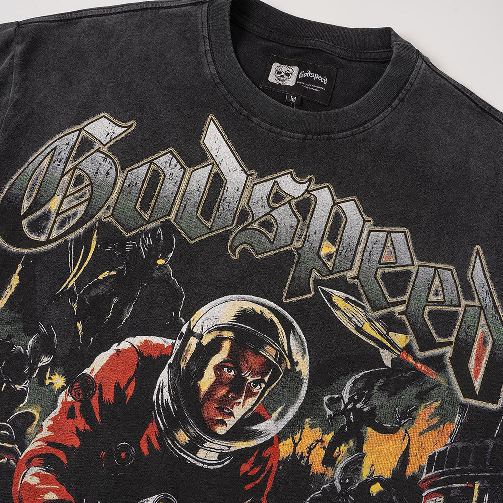 Godspeed Astronaut Sun-Eye Graphic T-Shirt