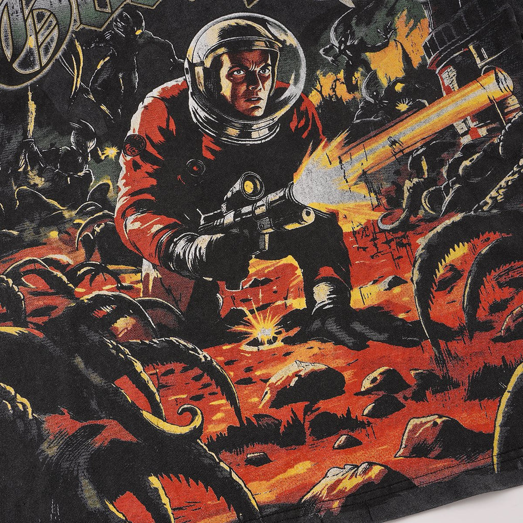 Godspeed Astronaut Sun-Eye Graphic T-Shirt