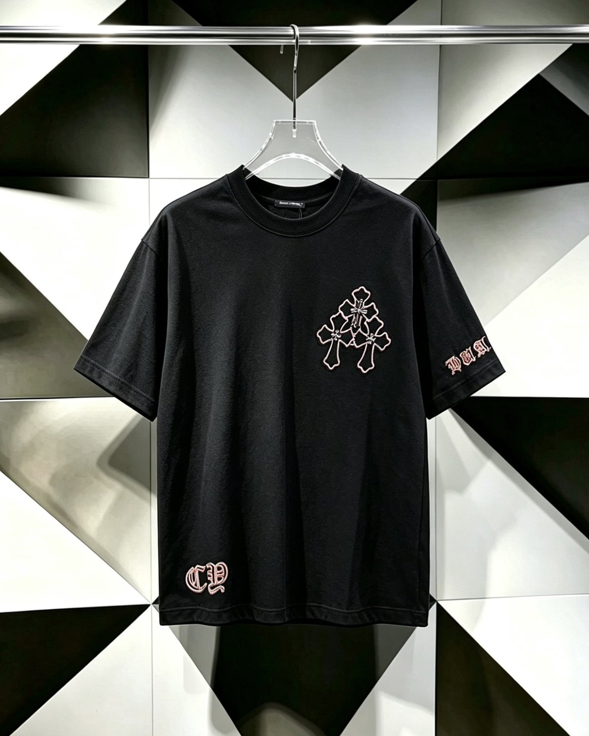 Chrome Hearts Clustered Cross Graphic T-Shirt