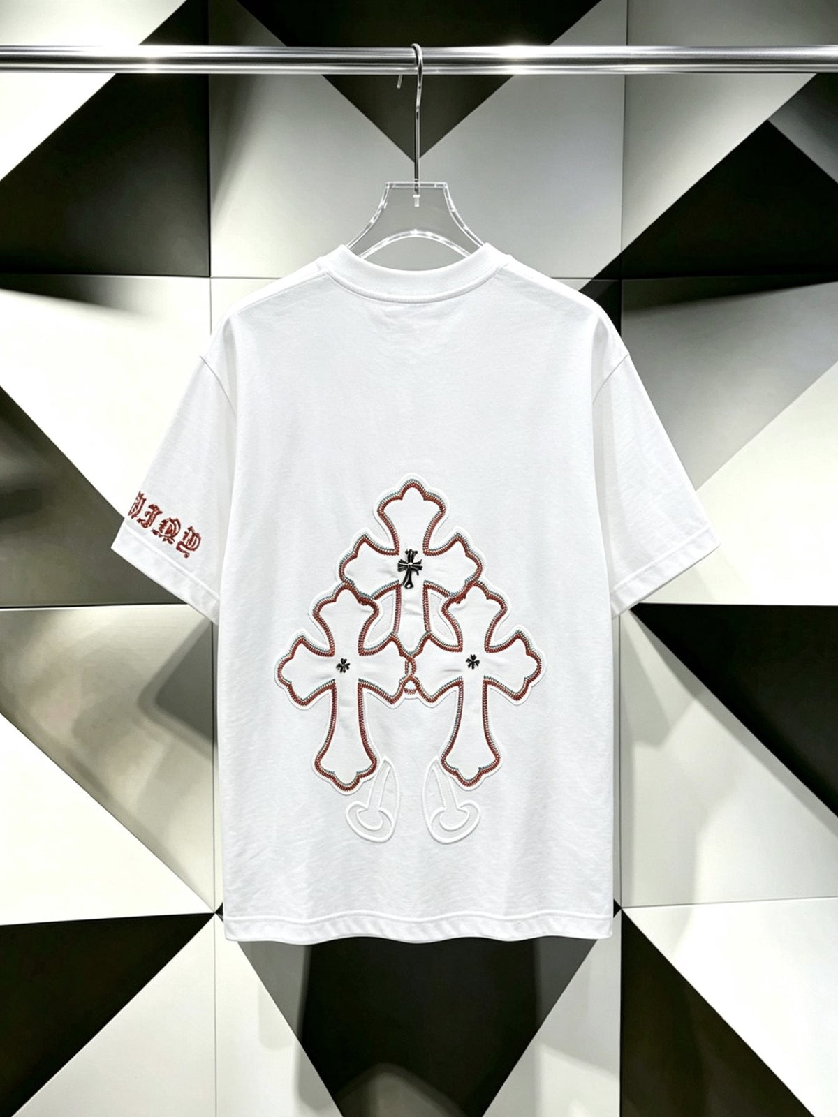 Chrome Hearts Clustered Cross Graphic T-Shirt