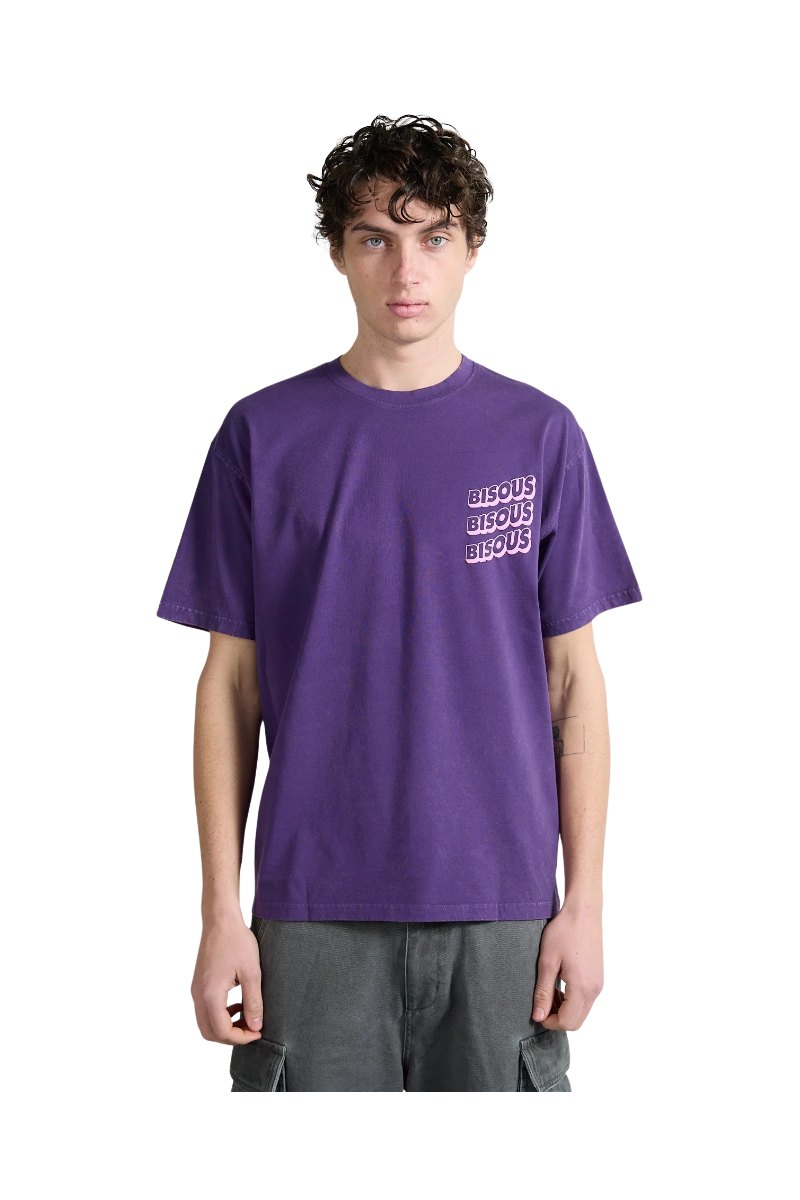 BISOUS SKATEBOARDS SONICS T-SHIRT Purple