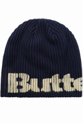 BUTTER STENCIL SKULLY BEANIE Navy