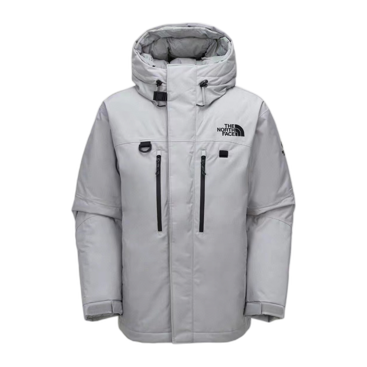 The North Face Himalayan Hooded Down Parka - Grey & White
