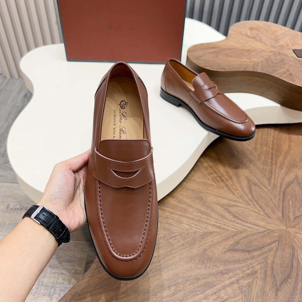 Men's Leather Penny Loafers