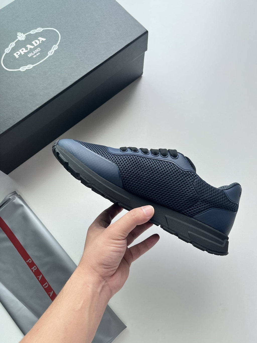 Prada Prax Mesh Sneakers