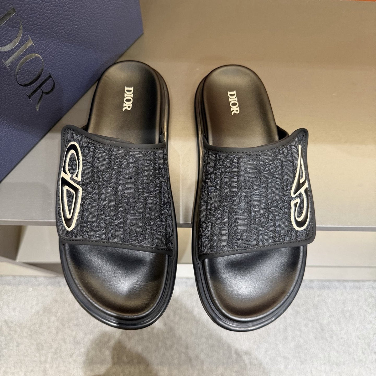 Dior Oblique Slide Sandals