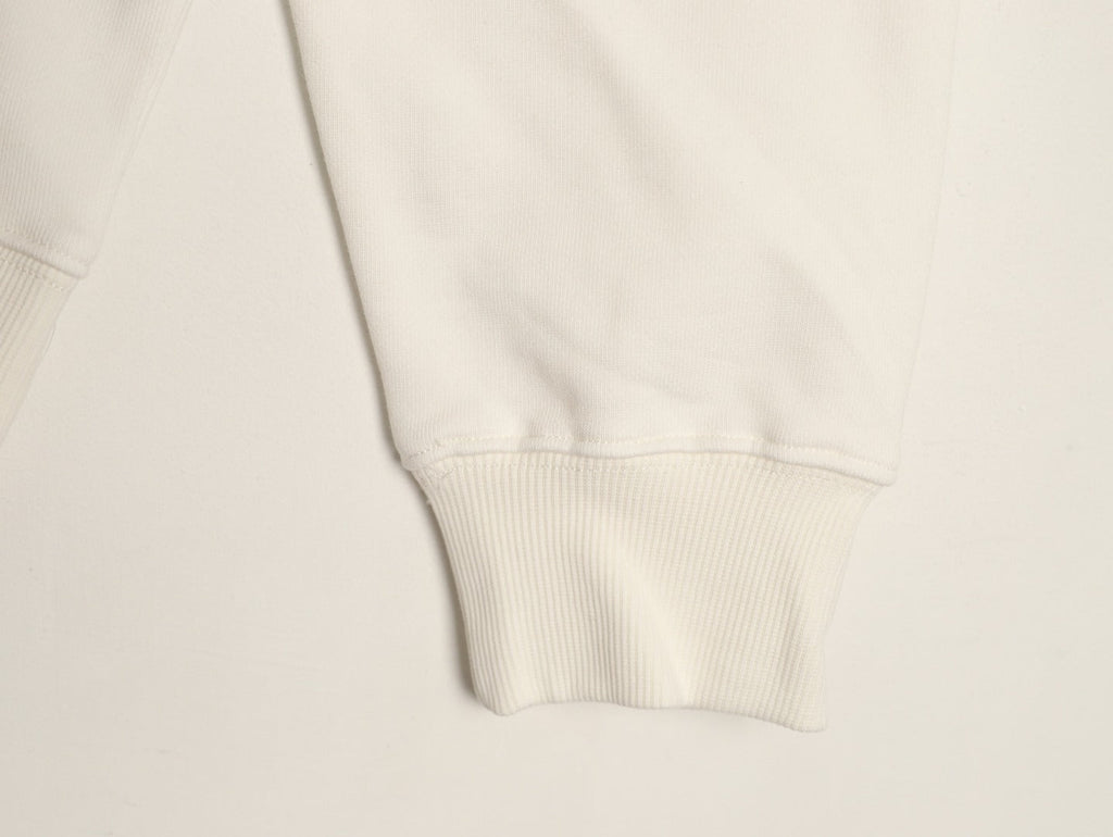 Louis Vuitton Zipper-Pocket Crewneck Sweatshirt - Cream